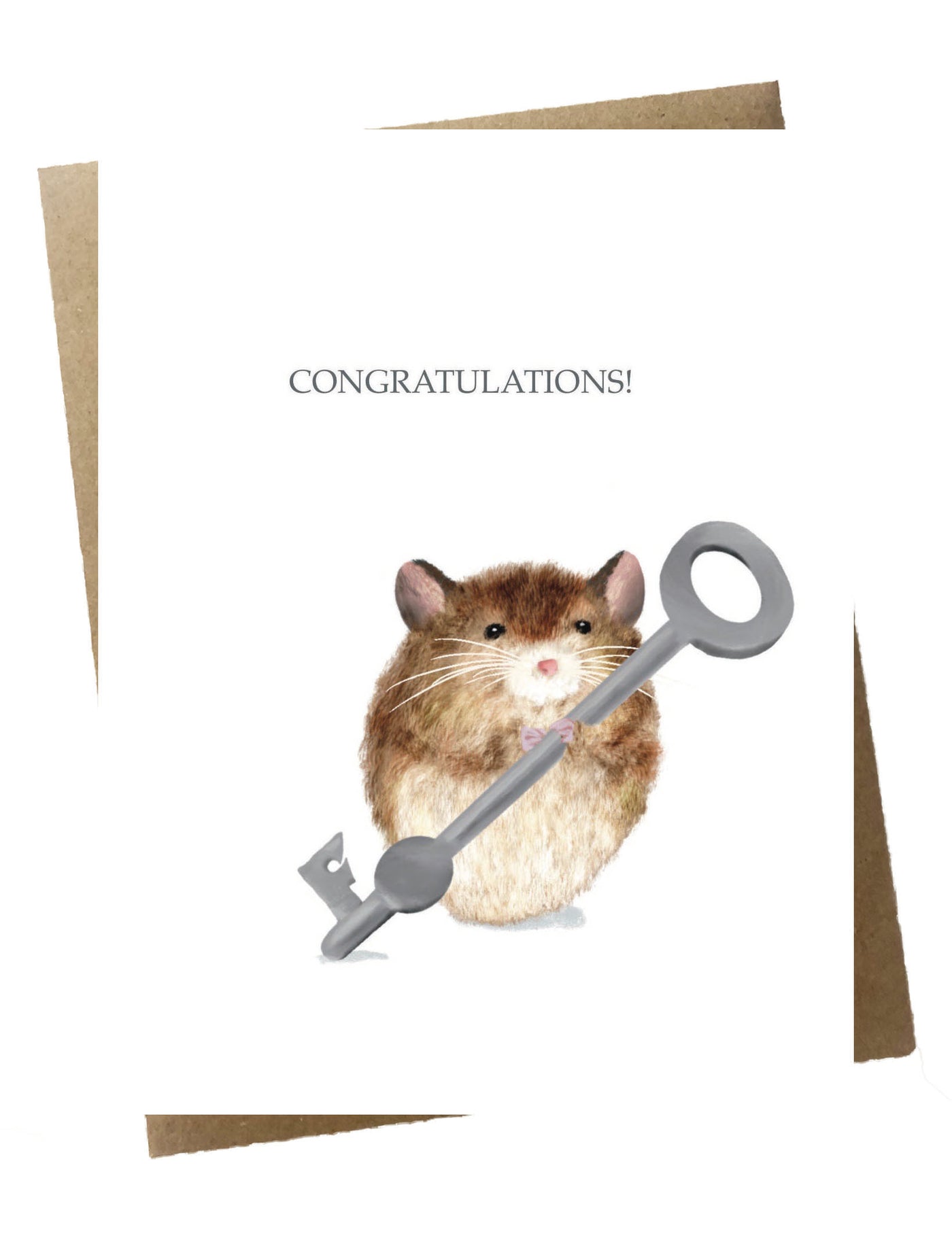 Mouse Housewarming Card