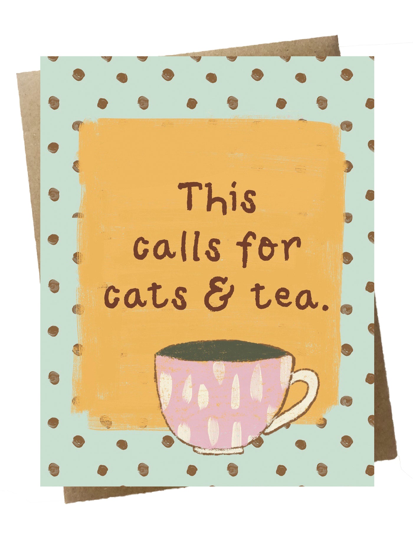 Cats and Tea Everyday Card