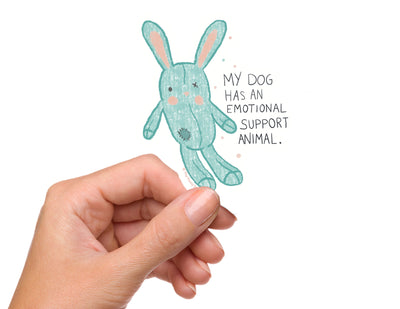 Emotional Support Animal Vinyl Sticker