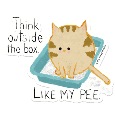 Litterbox Vinyl Sticker