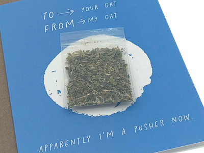 Pusher Catnip Card